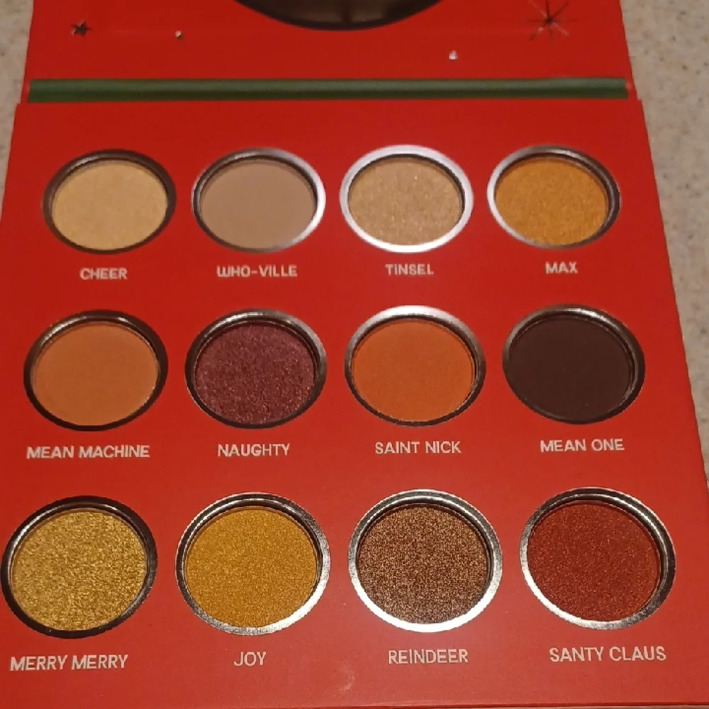 The Grinch Eyeshadow Palette